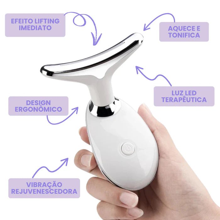 Massageador Facial Rejuvenescedor - Saintys Luxury