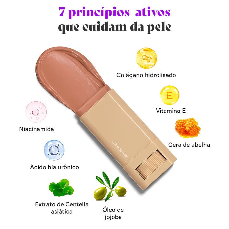 Base de maquillaje en stick que unifica la piel - Saintys Luxury