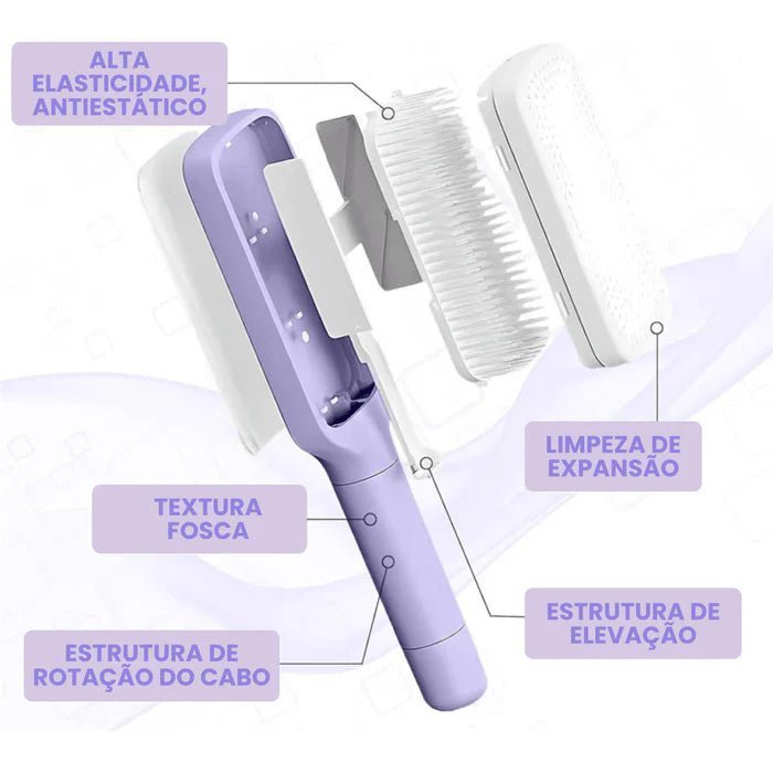 Escova Autolimpante Inteligente - Saintys Luxury