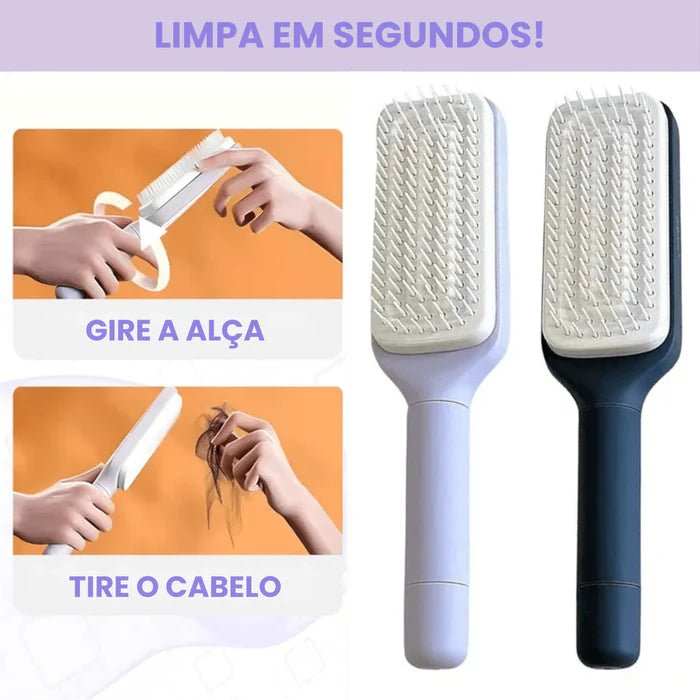 Escova Autolimpante Inteligente - Saintys Luxury